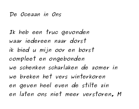 De Oceaan In Ons