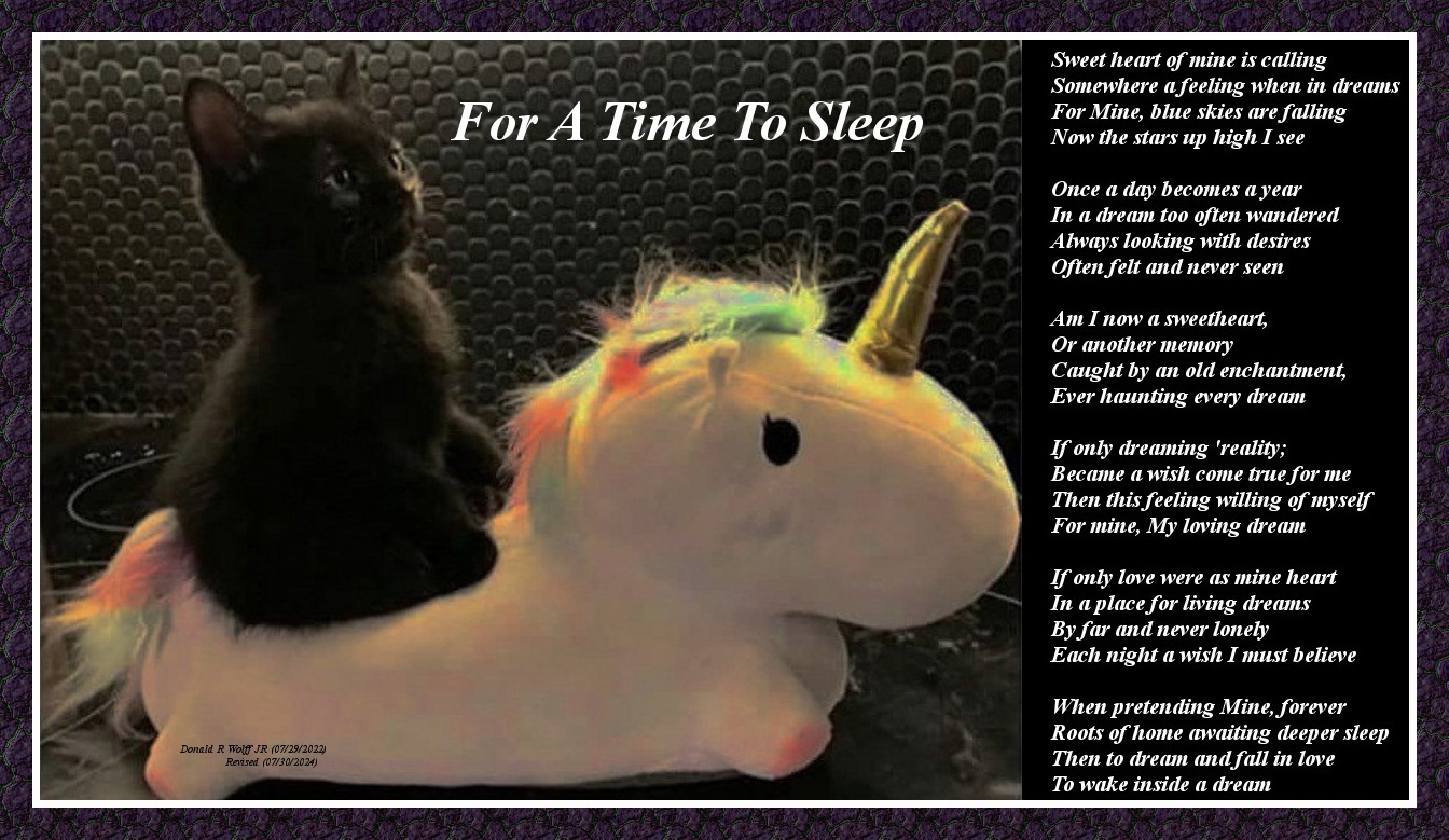 For A Time To Sleep