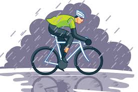 Biking In The Rain