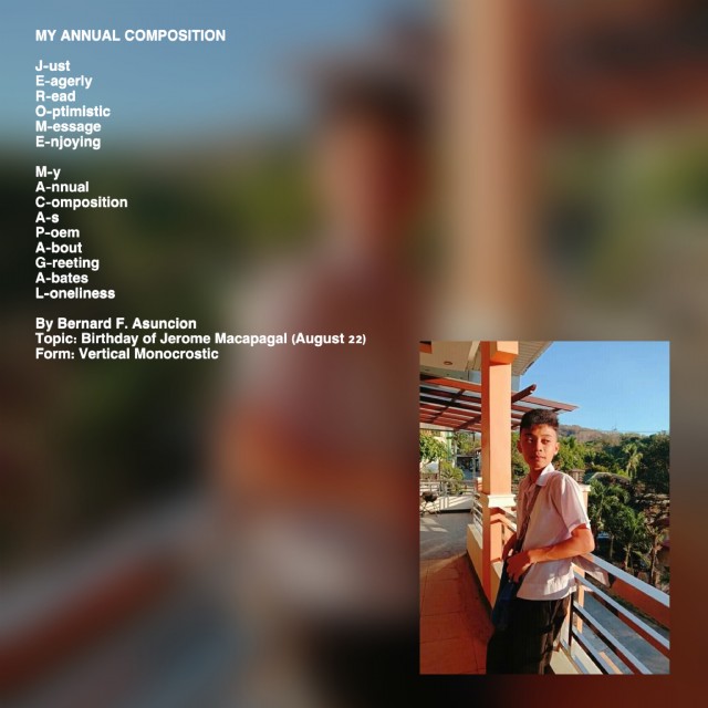 My Annual Composition