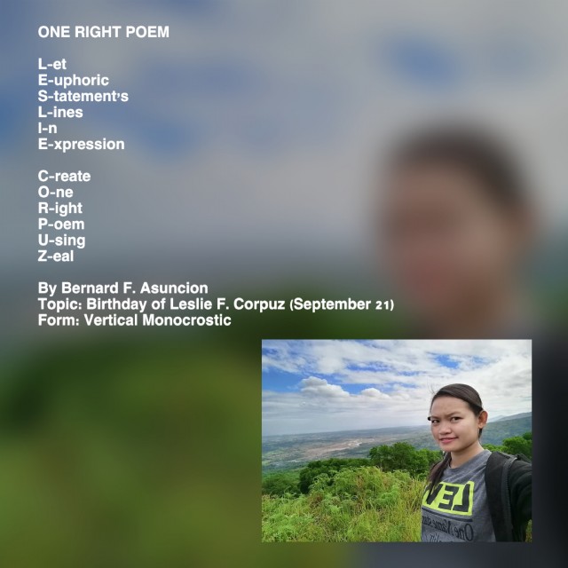 One Right Poem