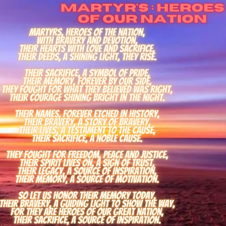 Martyr's: Heroes Of The Nation
