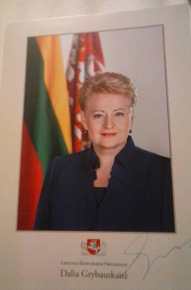 Autograph Muse Abc Name Dalia Grybauskaite