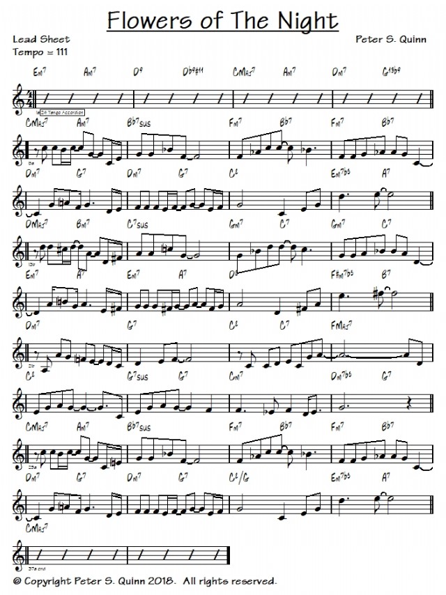 Flowers Of The Night..