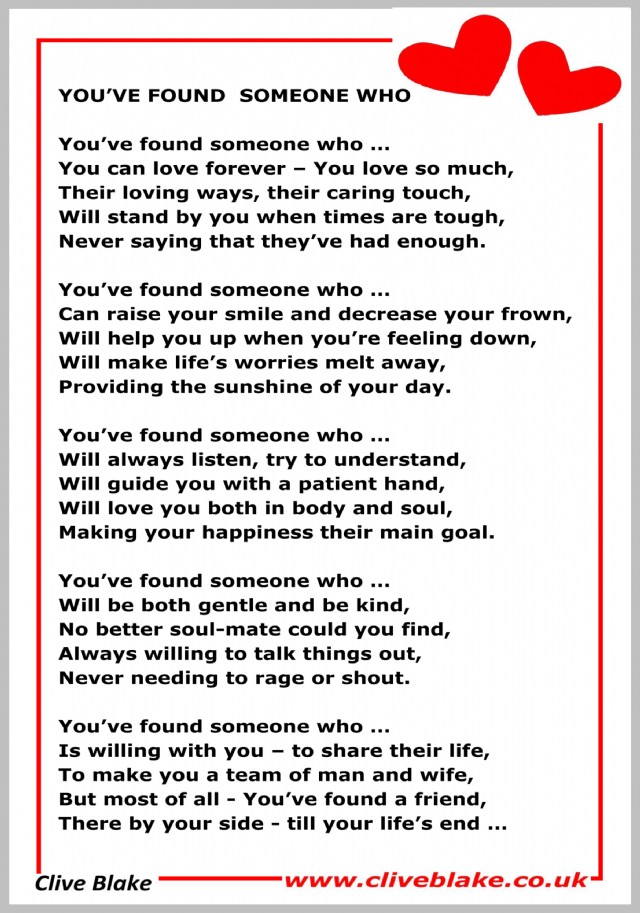 You've Found Someone Who