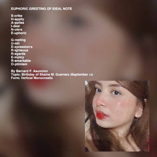 Euphoric Greeting Of Ideal Note