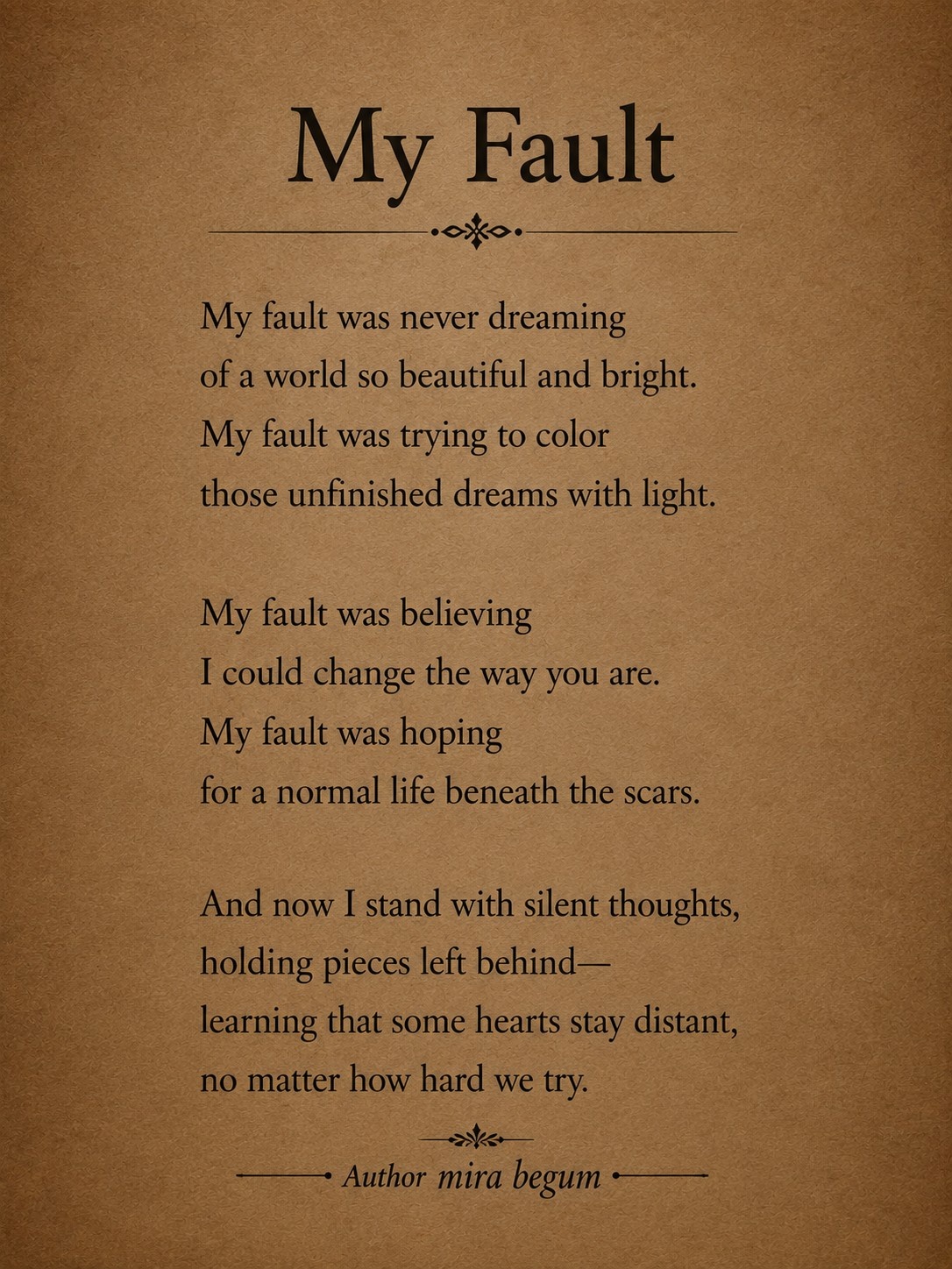 My Fault