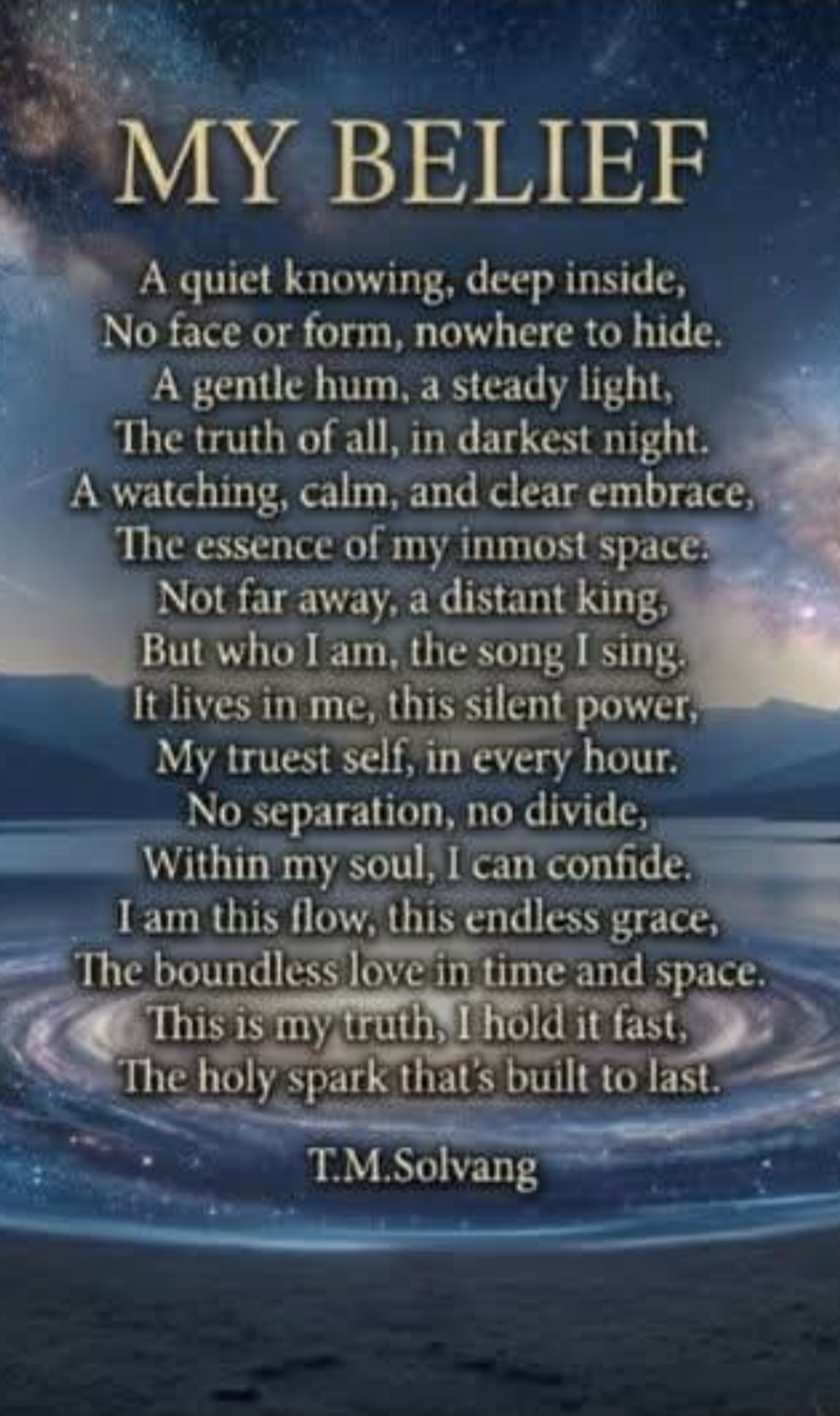 My Belief