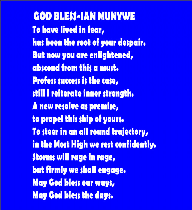 God Bless- Ian Munywe