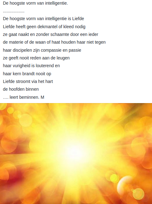 De Hoogste Vorm Van Intelligentie
