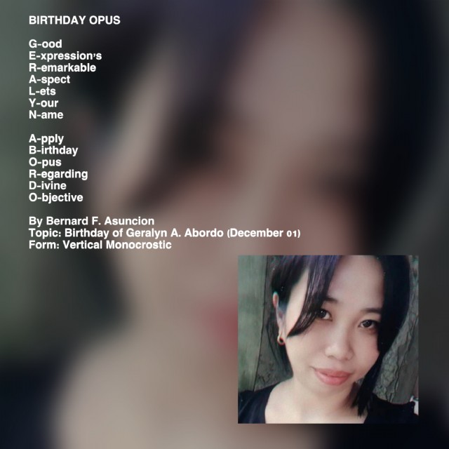 Birthday Opus