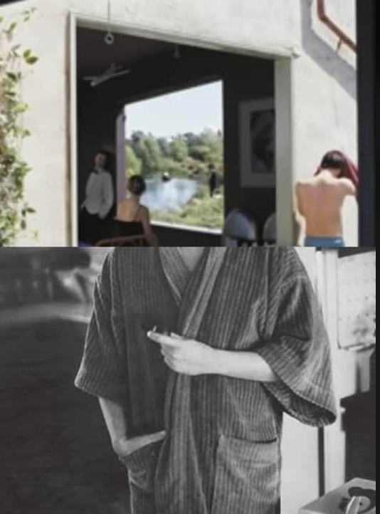 Truncated Picture, In Smoking Robe