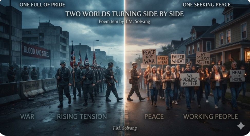 Two Worlds Turning, Side By Side