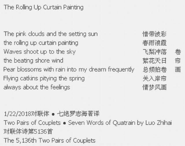 The Rolling Up Curtain Painting