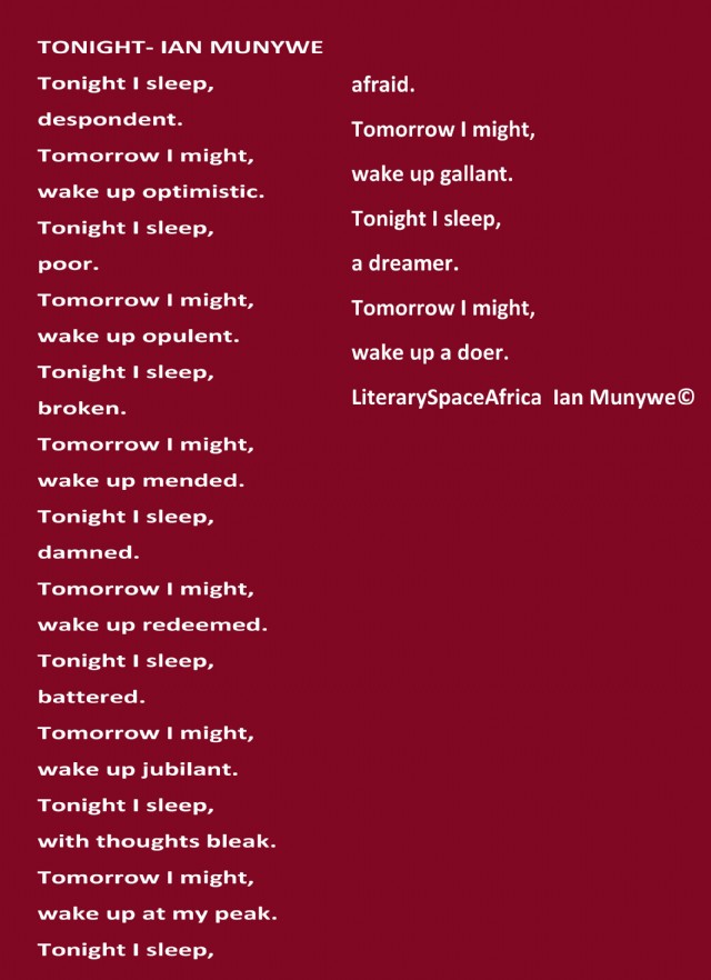 Tonight- Ian Munywe