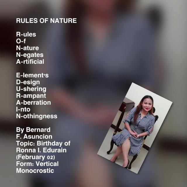 Rules Of Nature