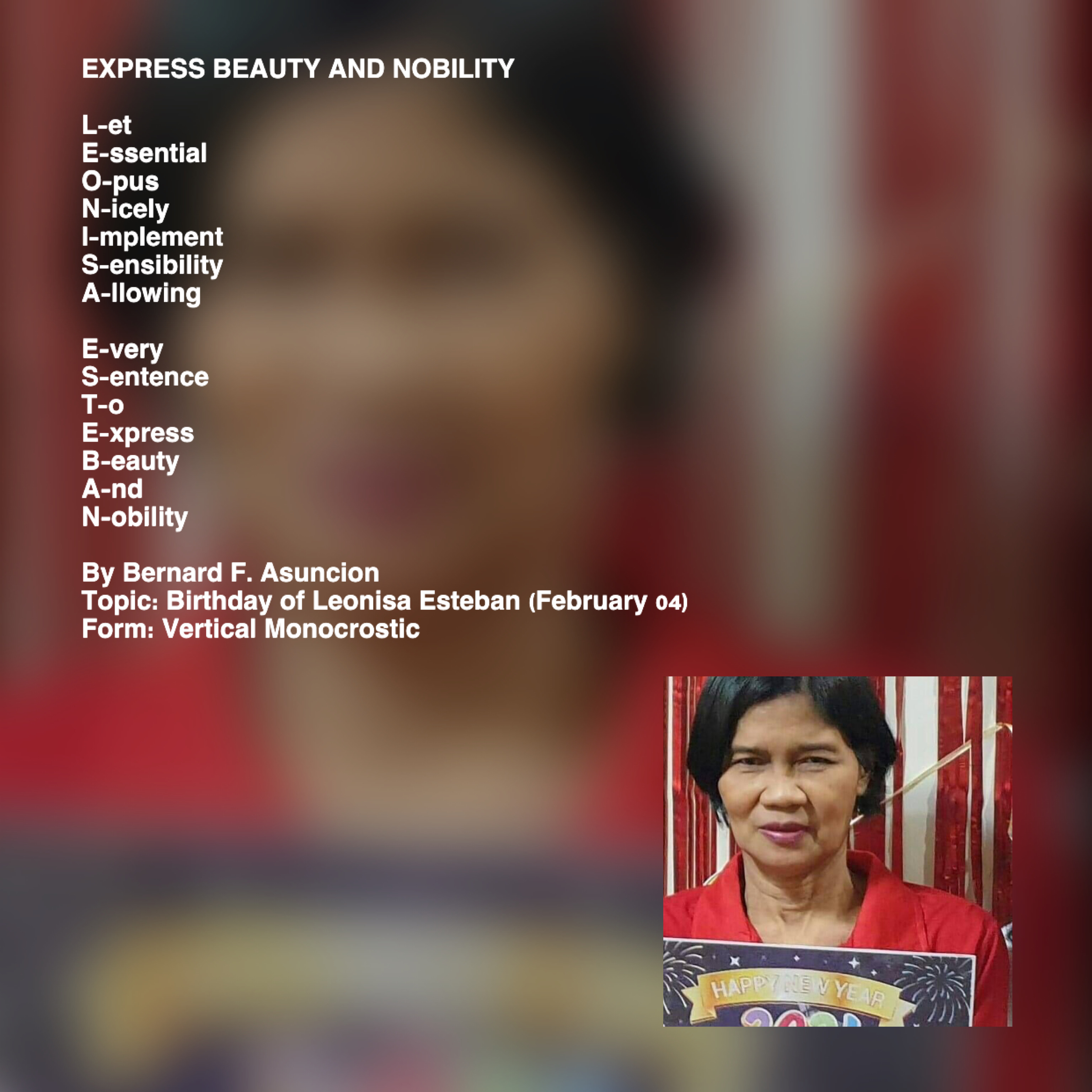 Express Beauty And Nobility