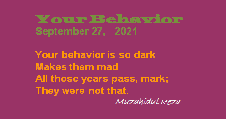 Your Behavior