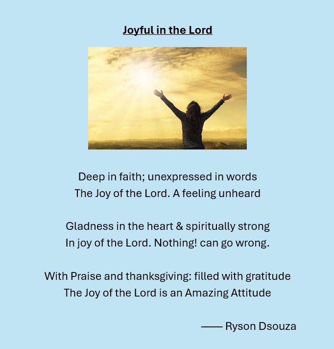 Joyful In The Lord