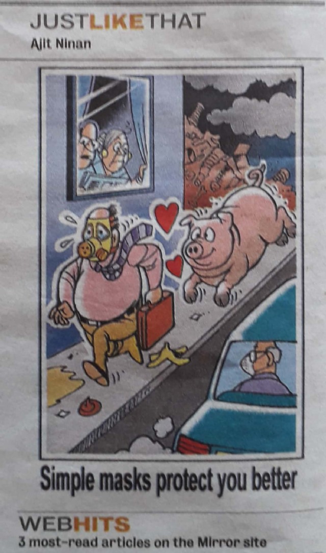 Lovelorn Pig Chasing Big