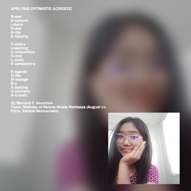 Applying Optimistic Acrostic