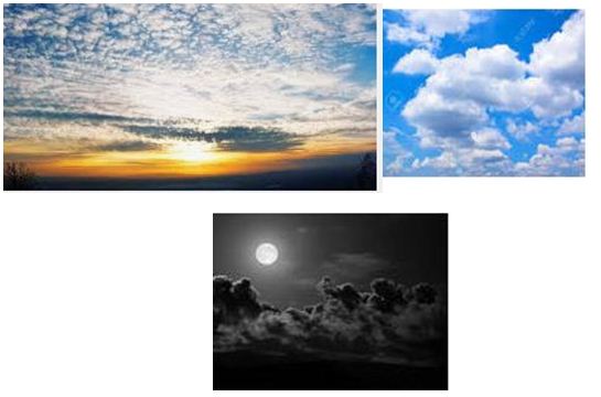 Clouds At Day And Night