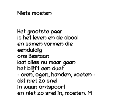 Niets Moeten