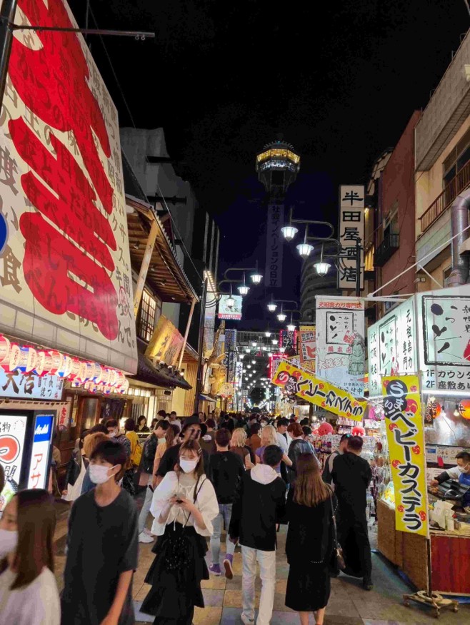 Night Scenery Of Osaka