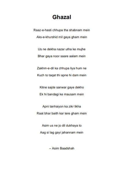 Ghazal