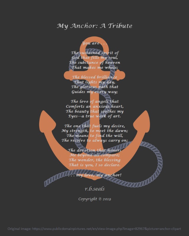 My Anchor: A Tribute