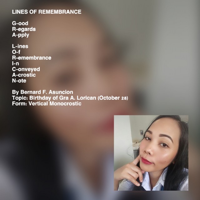 Lines Of Remembrance