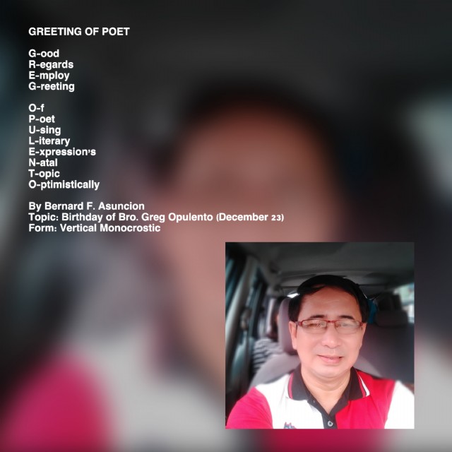 Greeting Of Poet