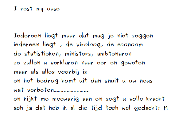 I Rest My Case
