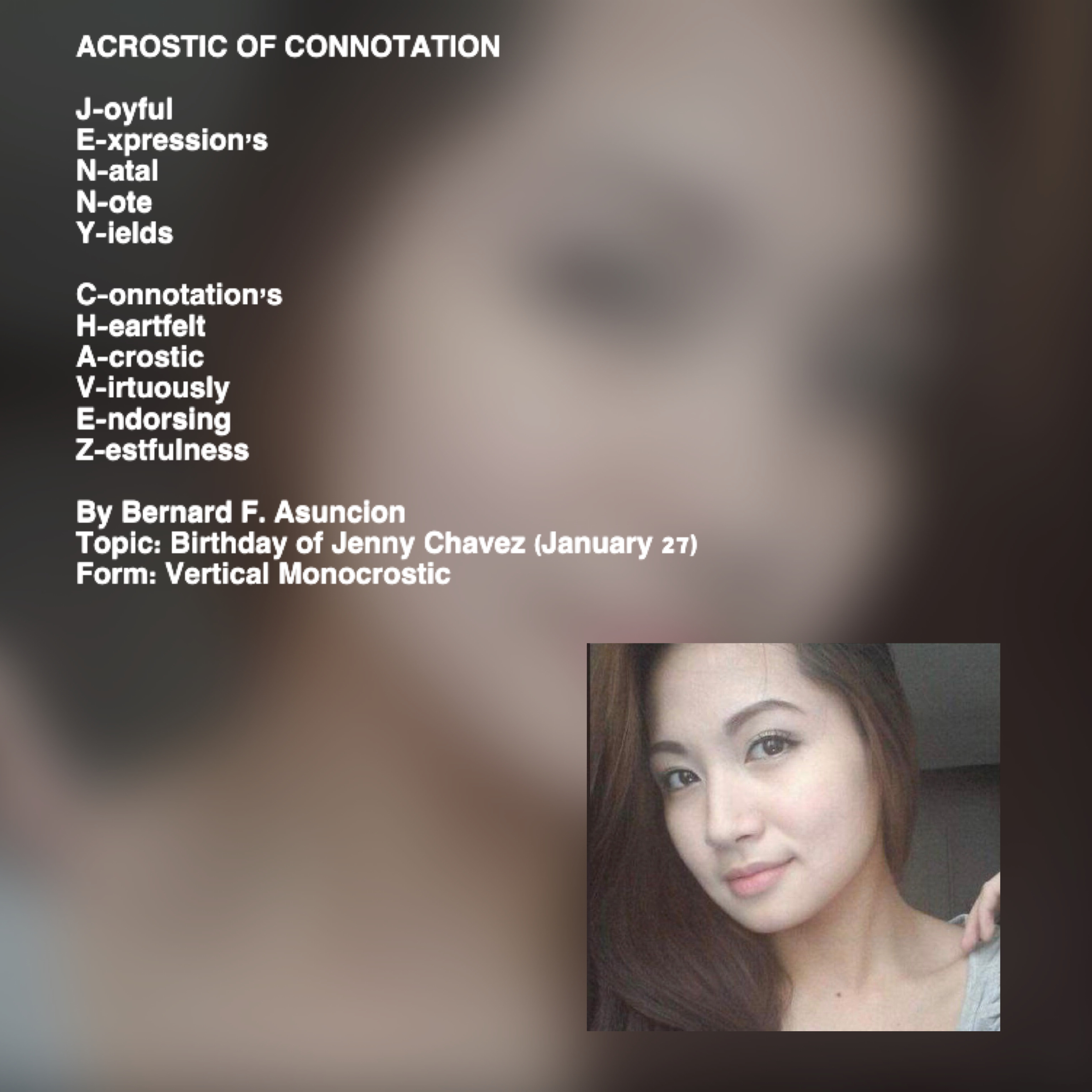 Acrostic Of Connotation