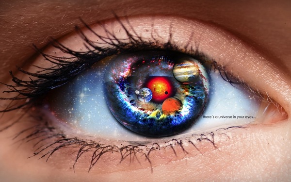 There Is A Universe Within Your Eyes...