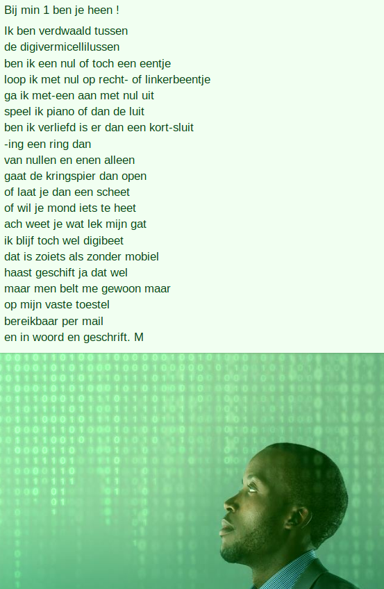 Bij Min 1 Ben Je Heen!