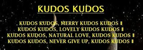 Kudos Kudos