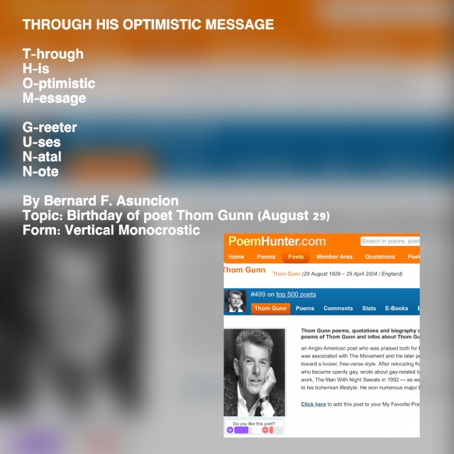 Through His Optimistic Message