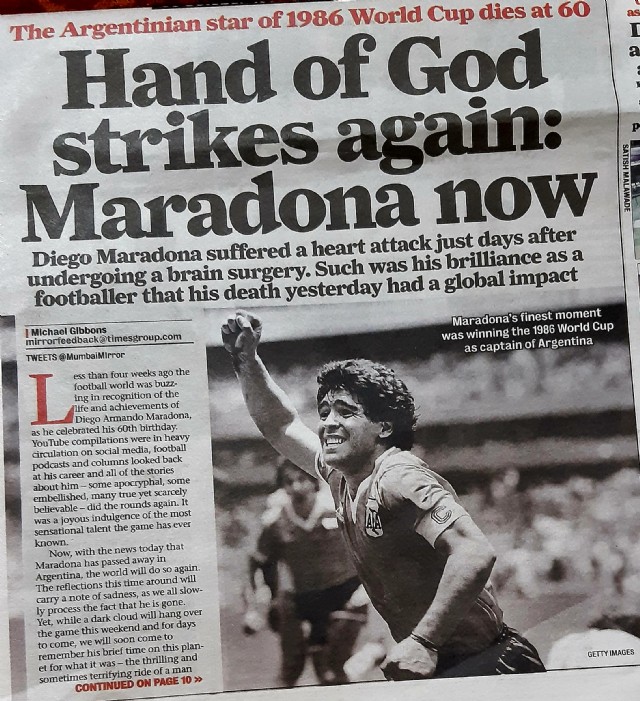 Sports 4 - Diego Maradona - The Mesmerising Football Player