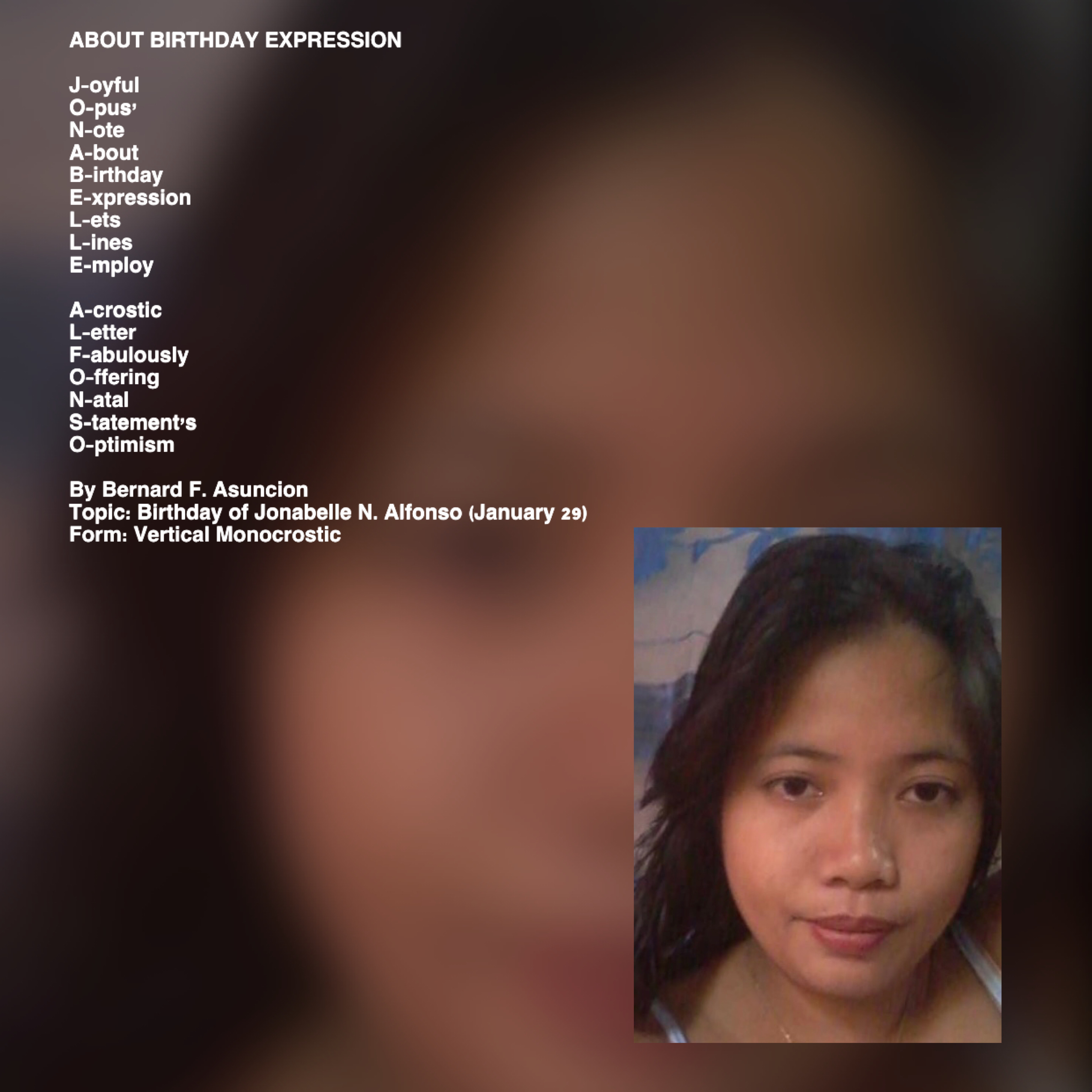 About Birthday Expression