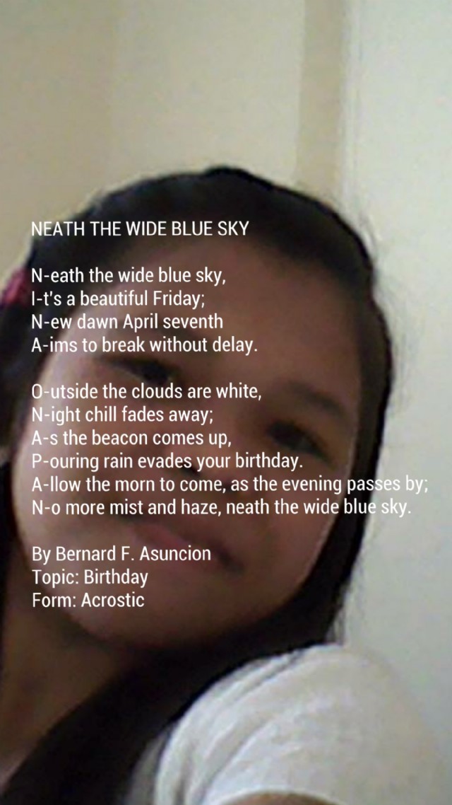 Neath The Wide Blue Sky