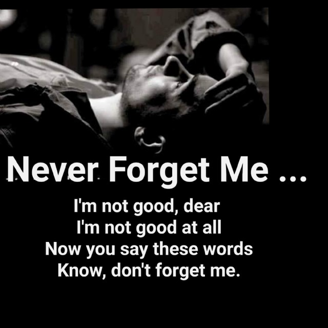 Never Forget Me