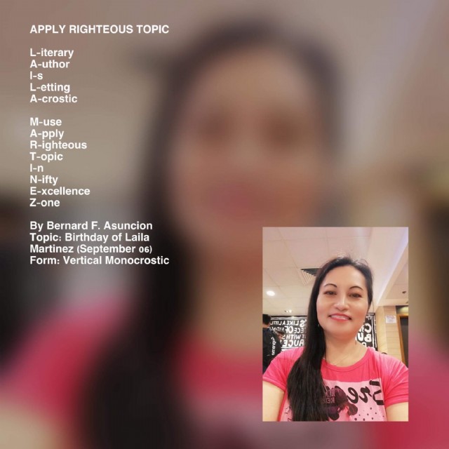 Apply Righteous Topic