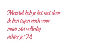 Tegen Noch Voor