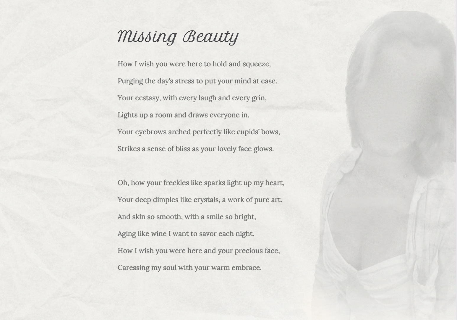 Missing Beauty