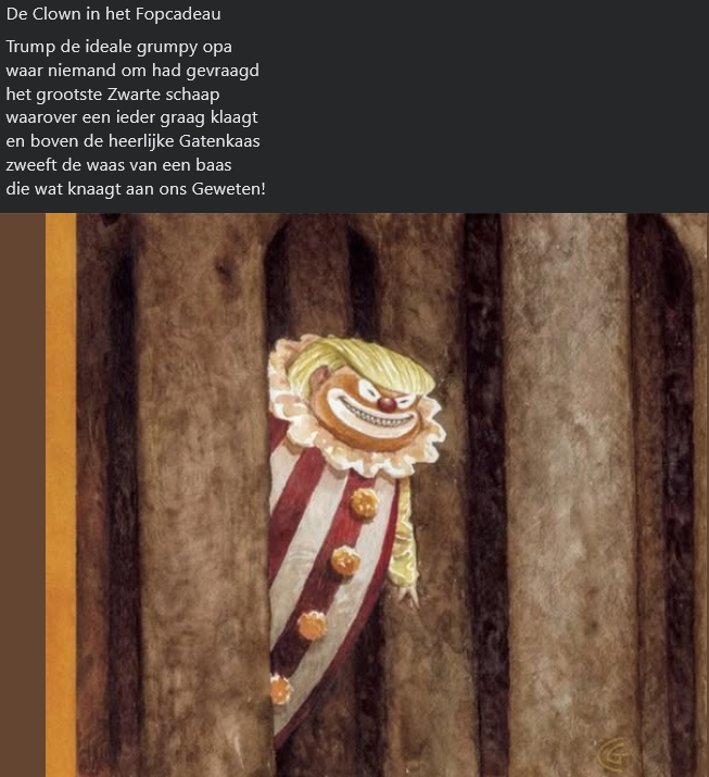 De Clown In Het Fopcadeau