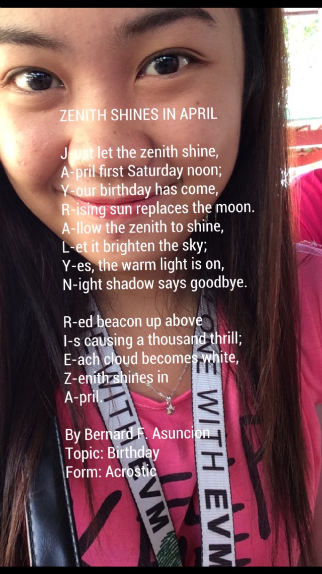 Zenith Shines In April