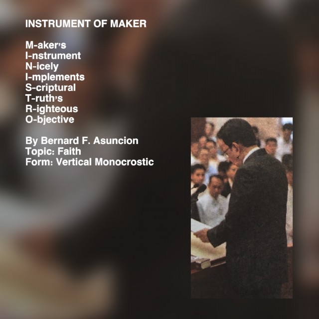 Instrument Of Maker