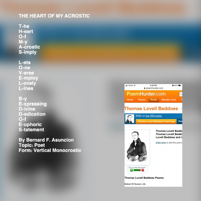 The Heart Of My Acrostic