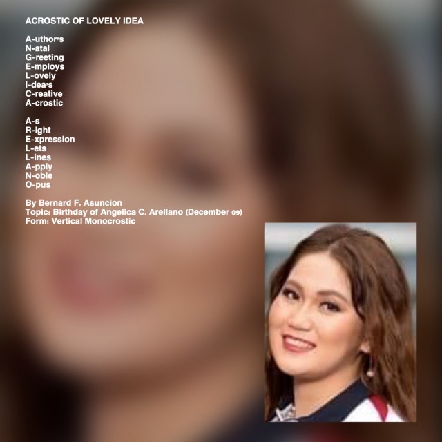 Acrostic Of Lovely Idea